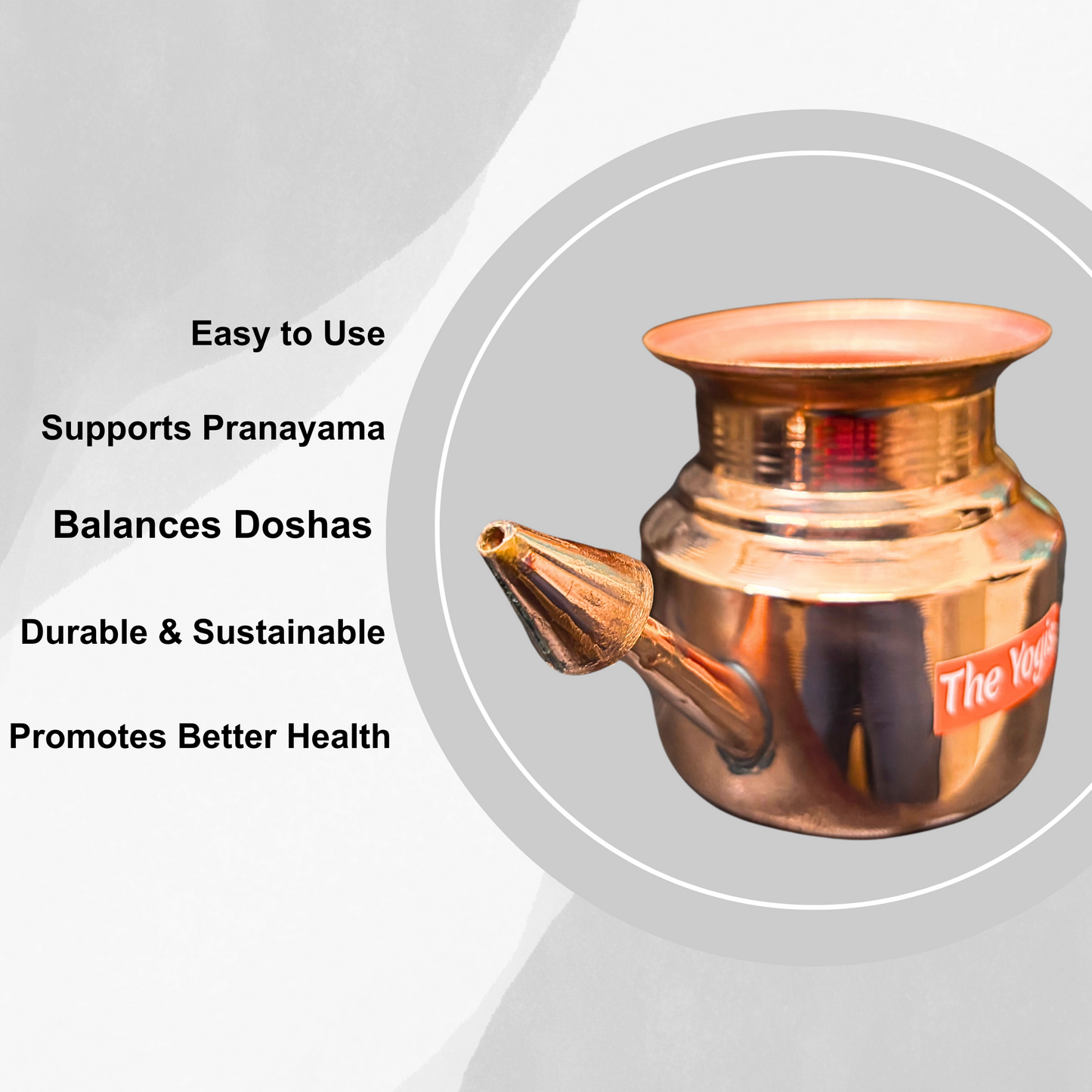 Copper Jal Neti Pot | 450ml |