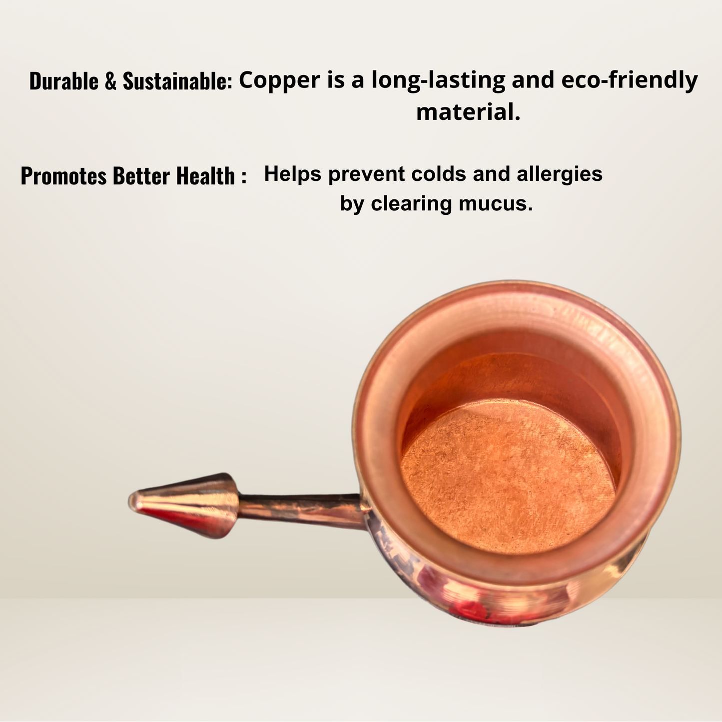 Copper Jal Neti Pot | 450ml |