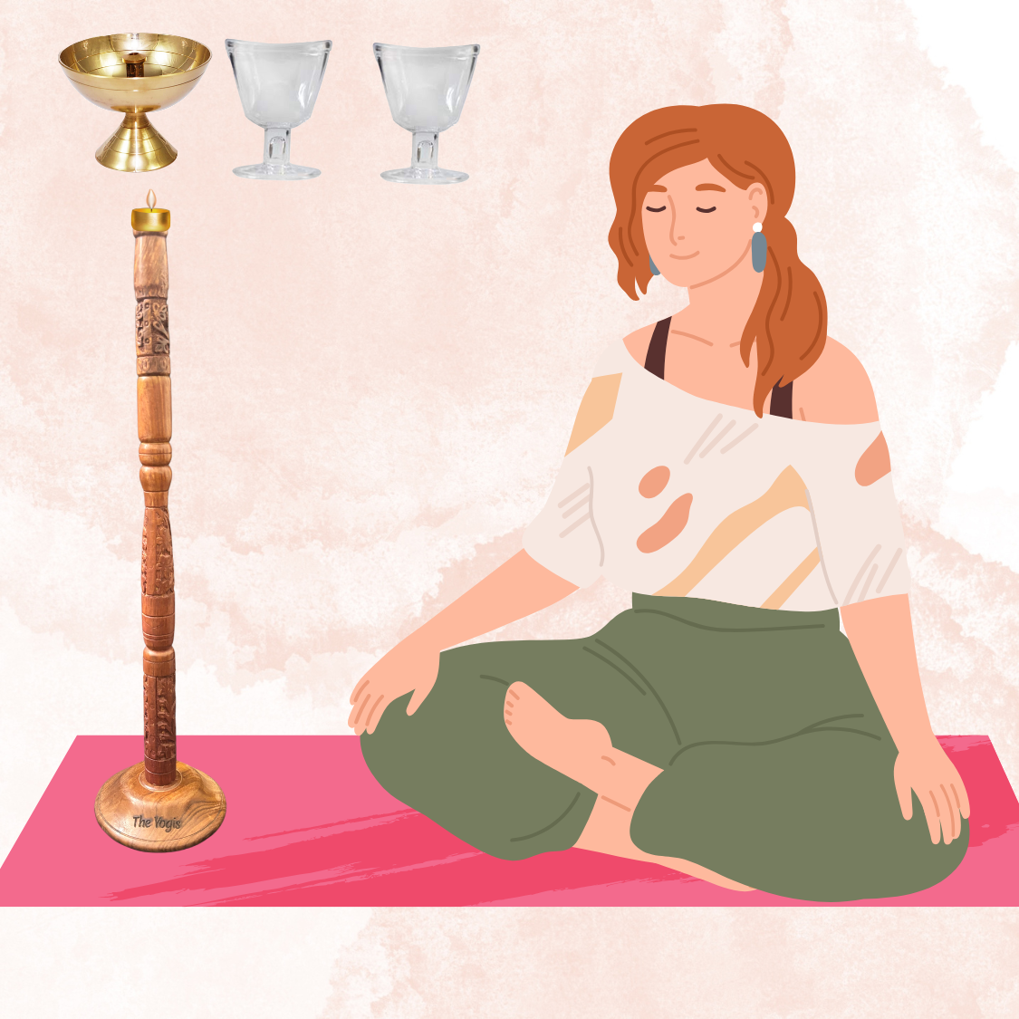 Trataka Candle Stand