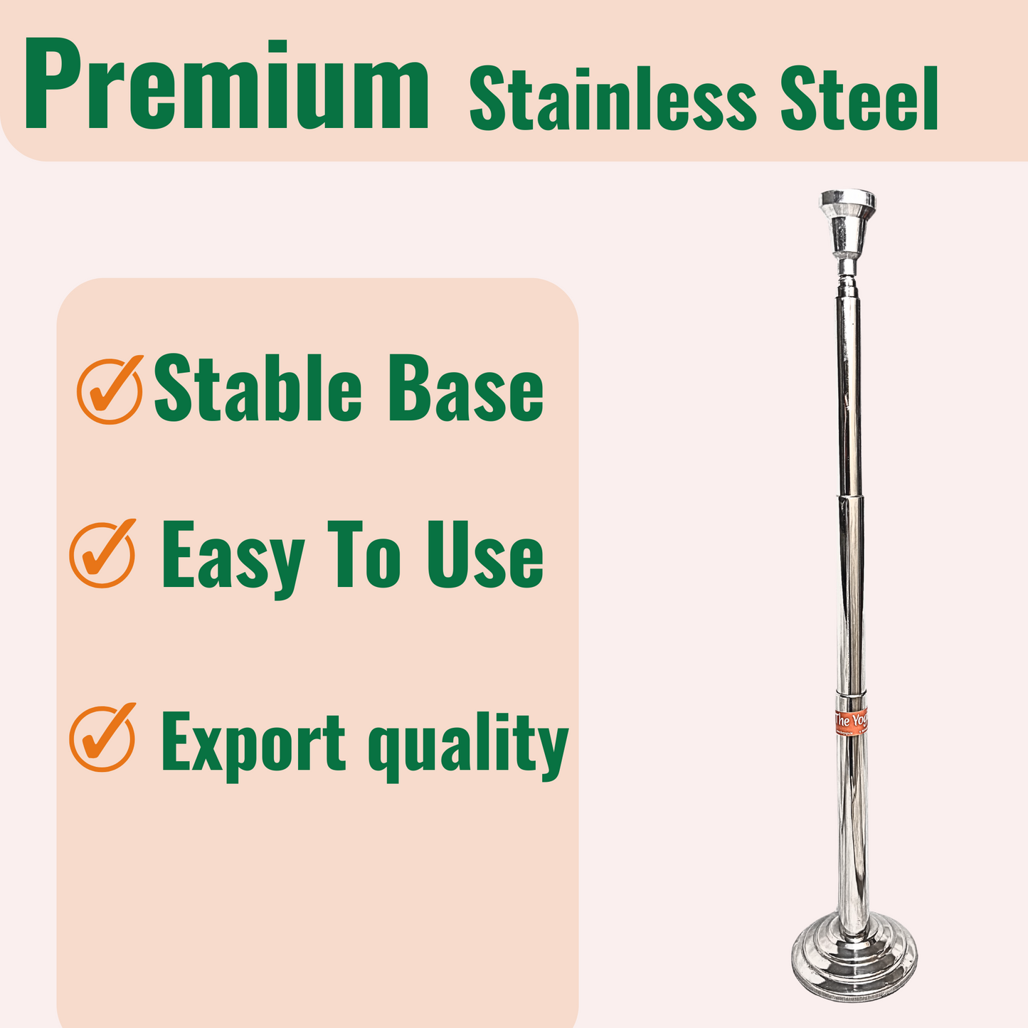 Trataka Premium Steel Candle Stand