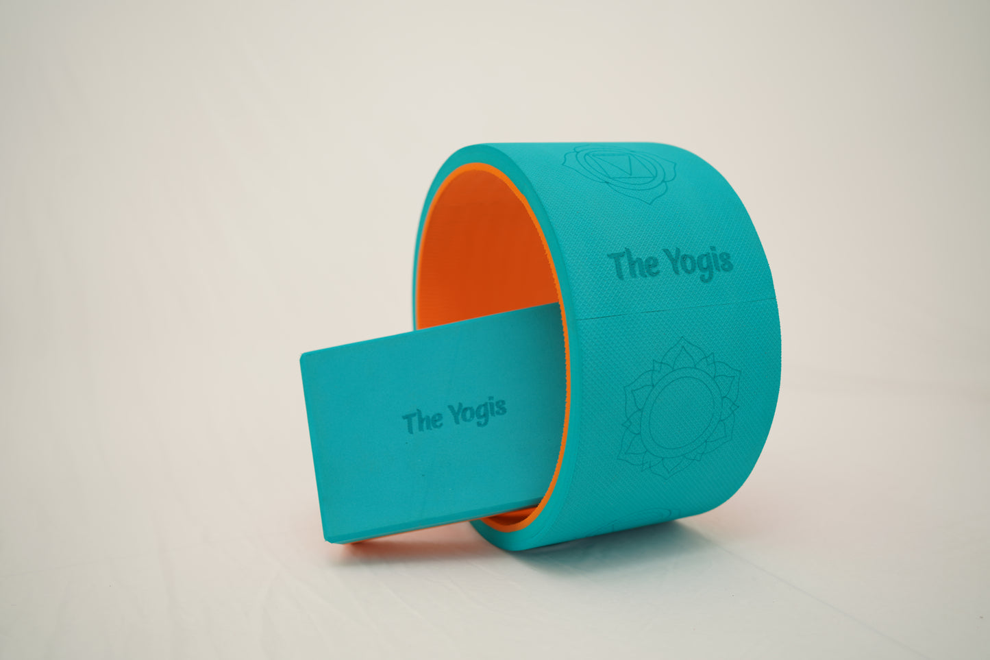 Yogis Yoga Wheel Combo Kit | Aqua + Orange |