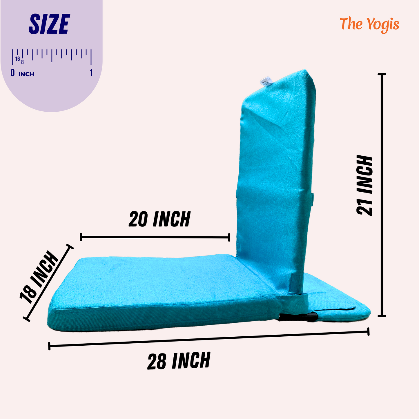 Meditation Seat Cushion - Foldable Portable Large Size