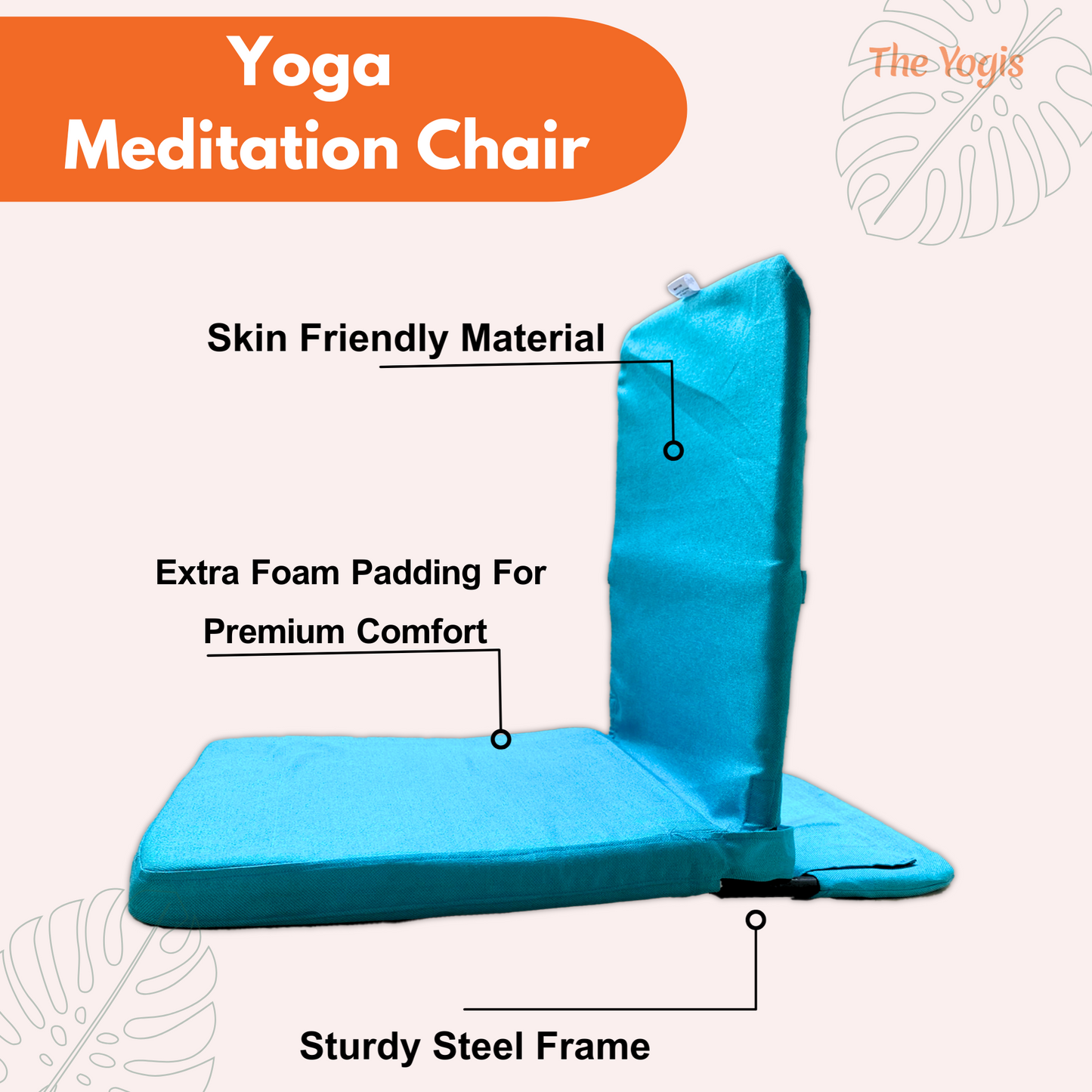 Meditation Seat Cushion - Foldable Portable Large Size
