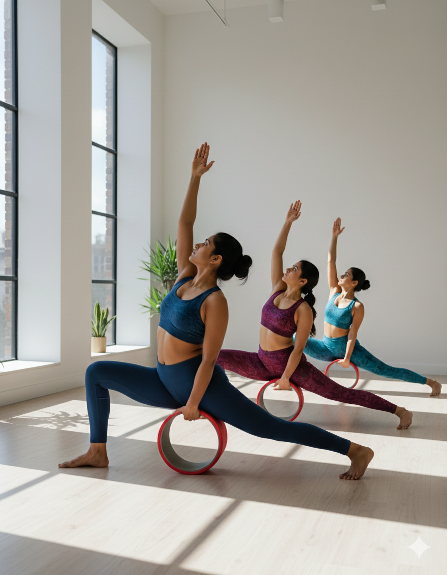 Yogis Yoga Wheel 13x6.5inch | Red