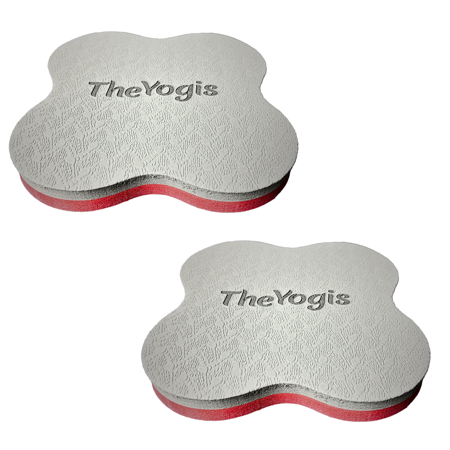 Knee & Elbow Cushion Pad - Red+Grey | Set of 2 |
