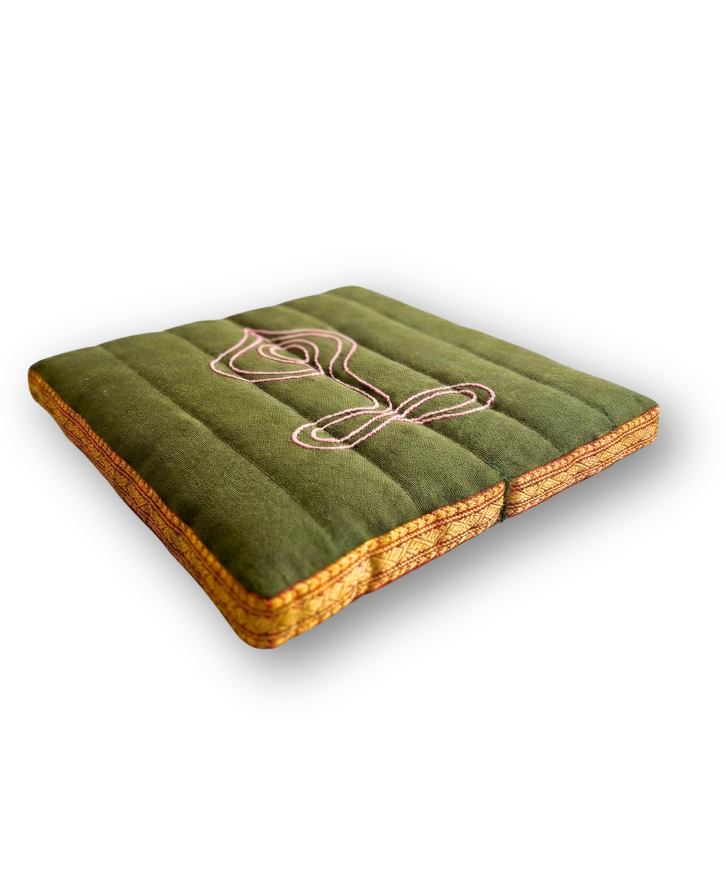 Foldable Cotton Meditation & Yoga Cushion