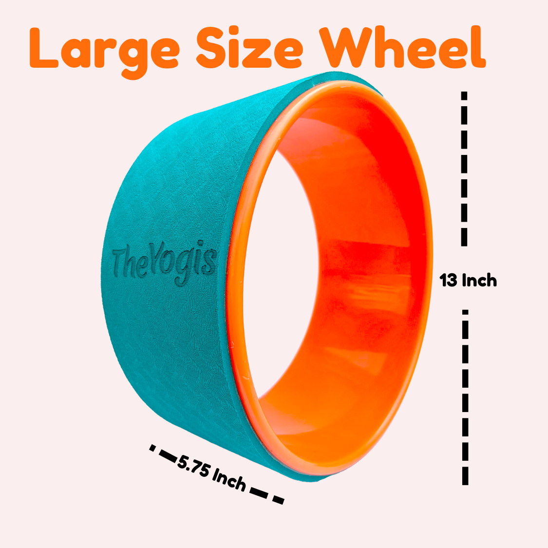 Yoga Wheel Kit – Durable & Comfort-Fit 13x5.7inch