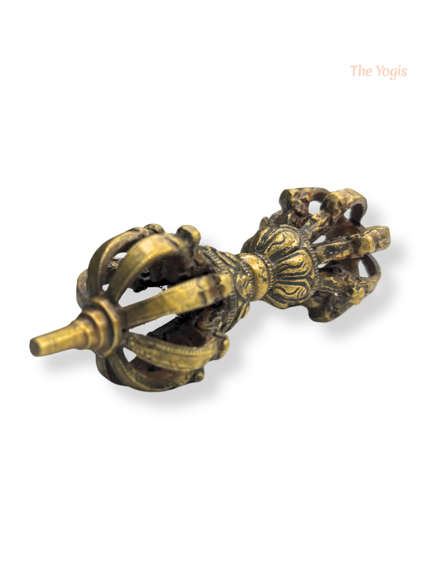 Tibetan Buddhist Meditation Om Bell and Dorje Set Handmade Vajra Dorje | Size - 7.9 inch |