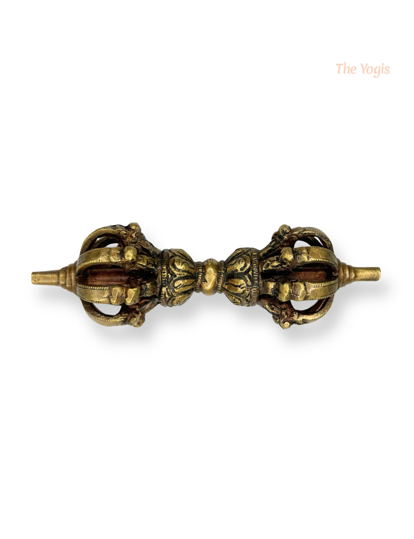 Tibetan Buddhist Meditation Om Bell and Dorje Set Handmade Vajra Dorje | Size - 7.9 inch |