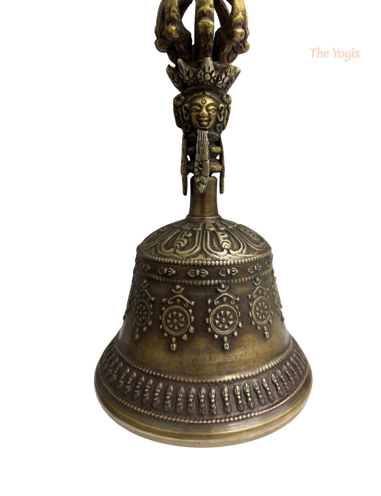 Tibetan Buddhist Meditation Om Bell and Dorje Set Handmade Vajra Dorje | Size - 7 inch |