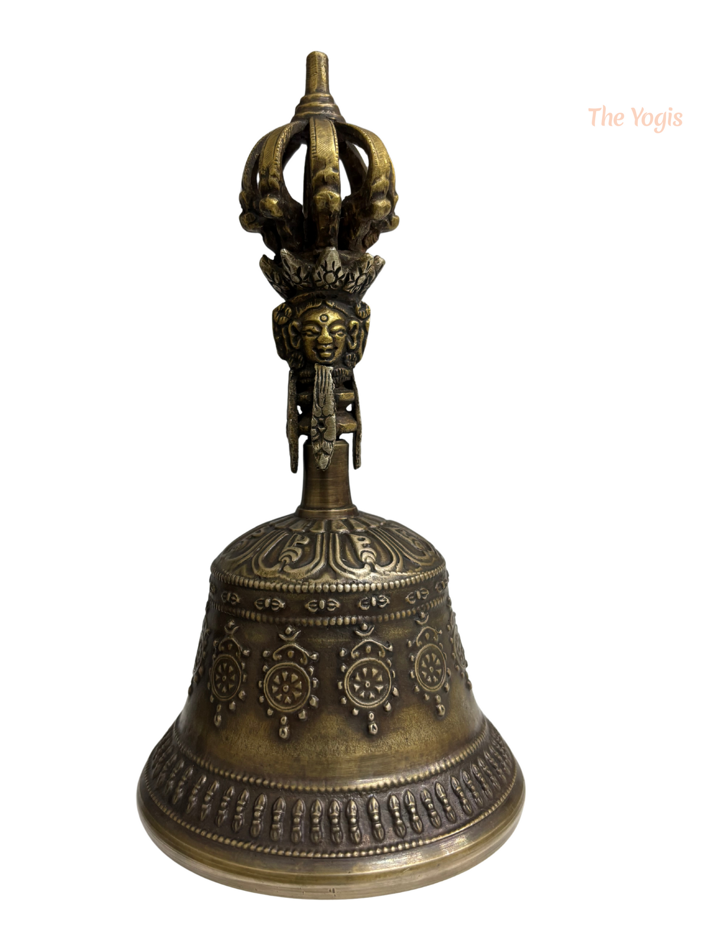 Tibetan Buddhist Meditation Om Bell and Dorje Set Handmade Vajra Dorje | Size - 7 inch |