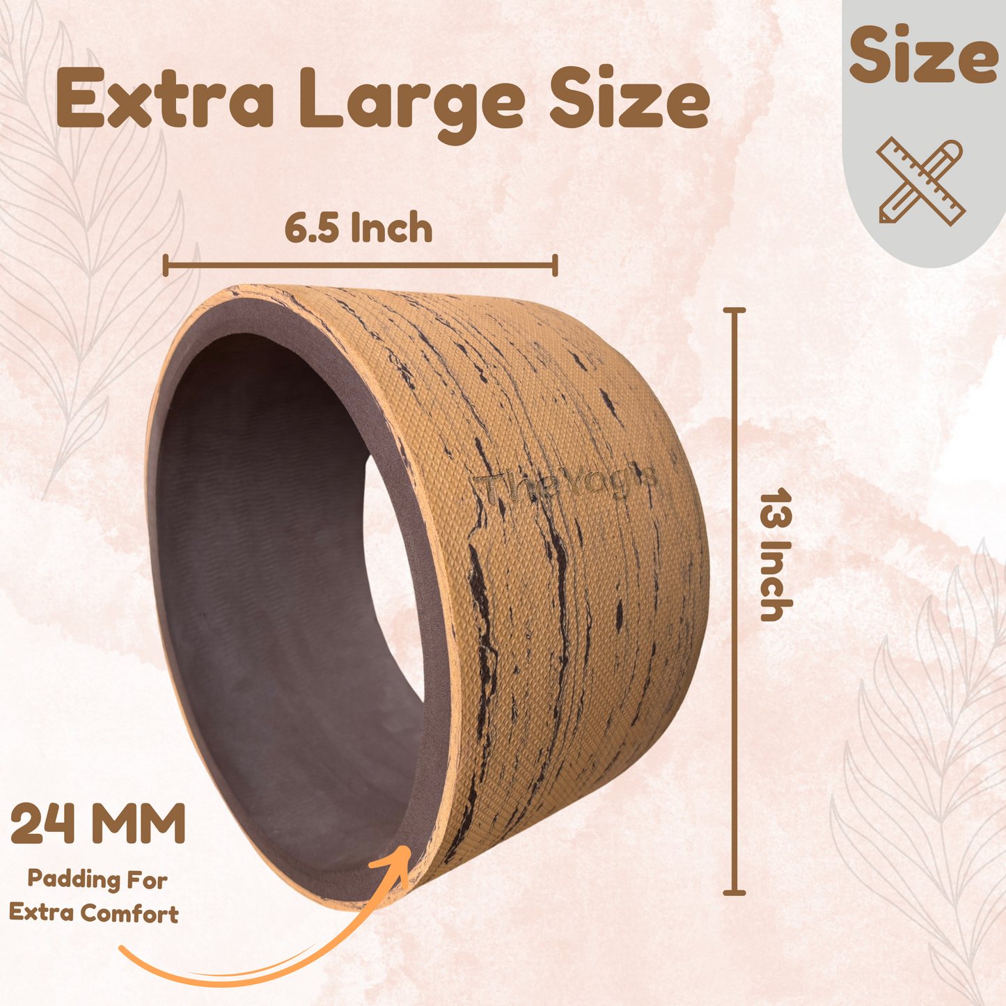 -The-Yogis-Yooga-Wheel-13x6.5inch-brown-a