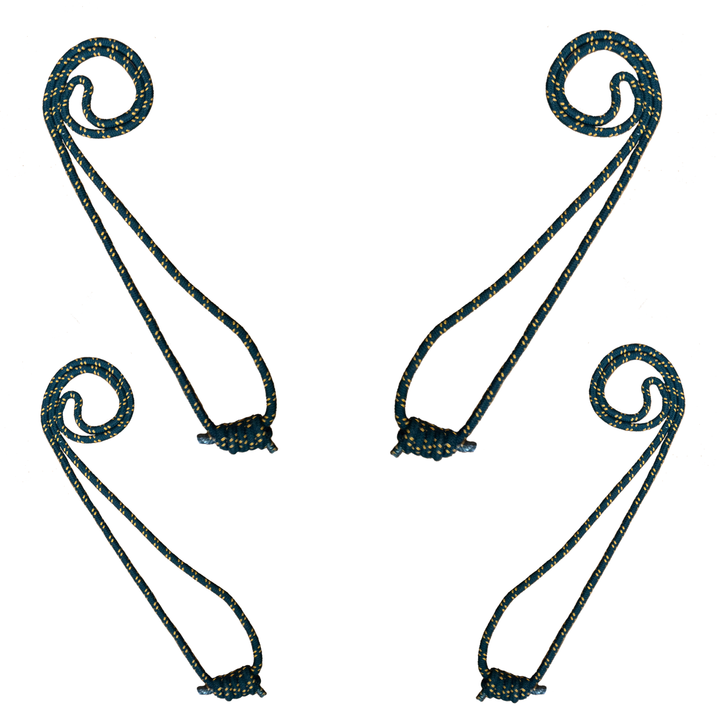 Iyengar Yoga Anti-Gravity Wall Rope | Long & Medium | Pc- 4