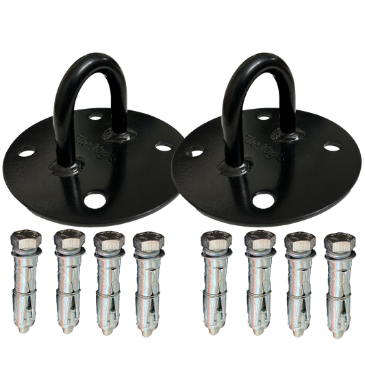 Wall and Ceiling Mount Bracket for Aerial Yoga & Iyengar Yoga Wall Ropes | Pc - 2