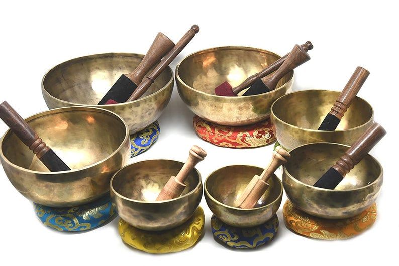 Full Moon Tibetan Handmade Singing Bowl | 6-10 Inch | Octave 3 | Meditation & Sound Healing