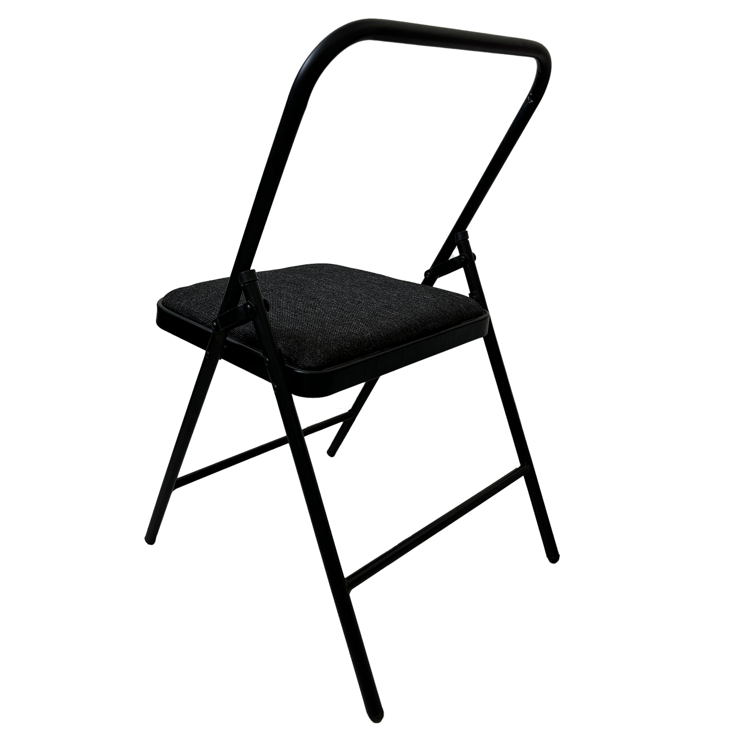 Iyengar Yoga Chair with Jute Cushion Seat | Black |