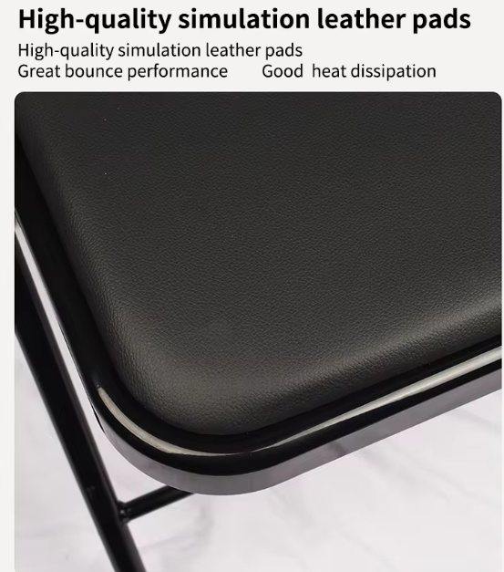 Iyengar Yoga Chair with Leather Cushion Seat | Double Pipe |