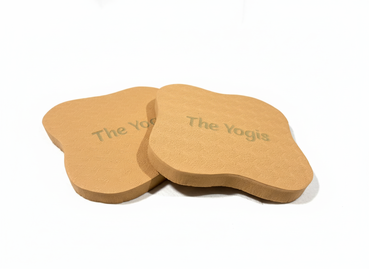 Knee & Elbow Cushion Pad | Camel Brown | Set of -2