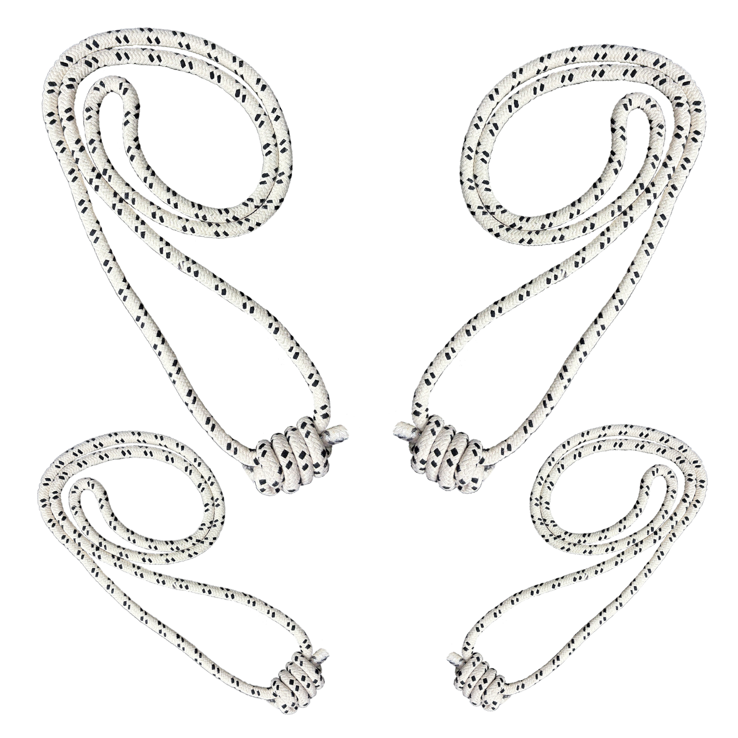 Iyengar Yoga Anti-Gravity Wall Rope | Long & Medium | Pc- 4