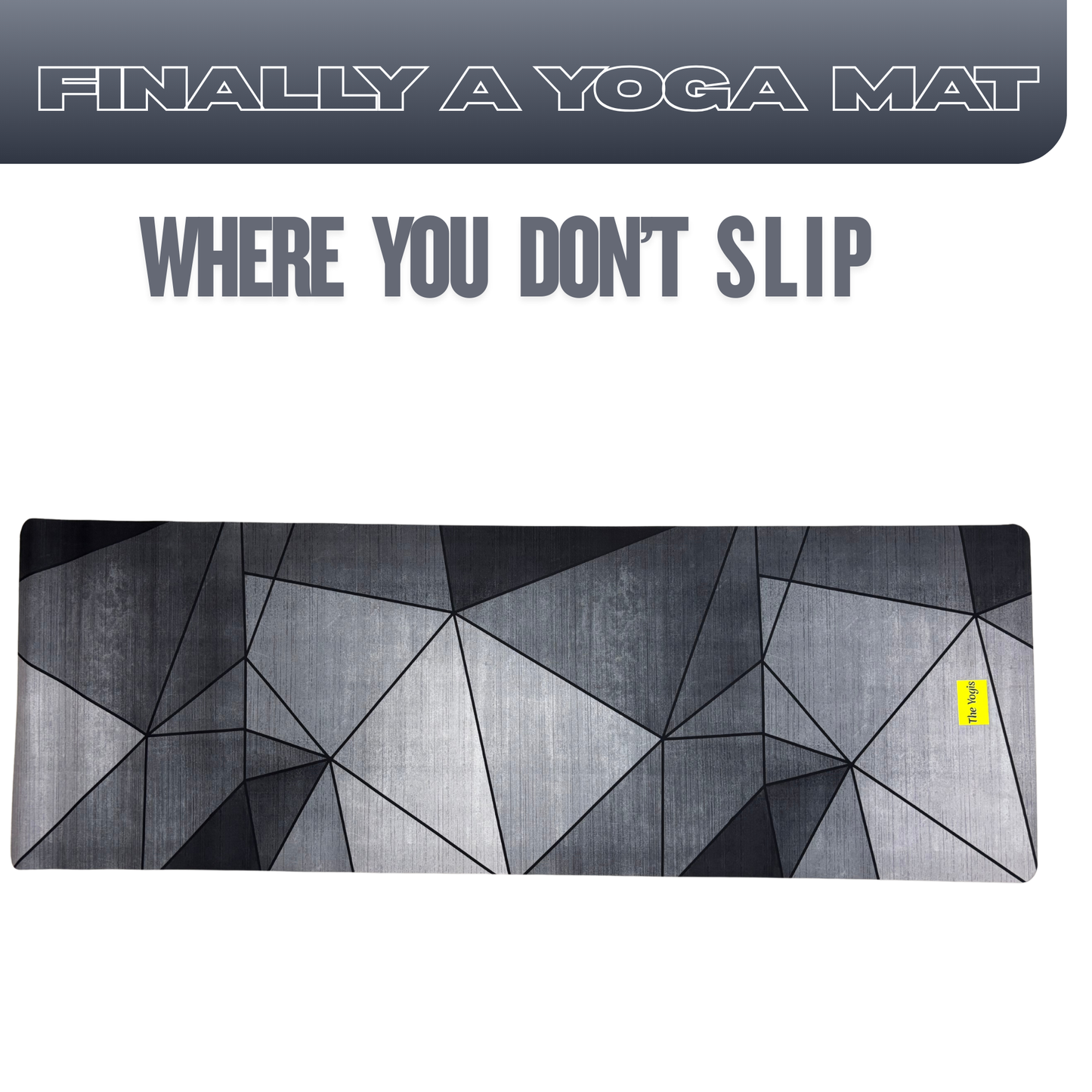 Suede Natural Rubber Yoga Mat And Carry Strap 4mm