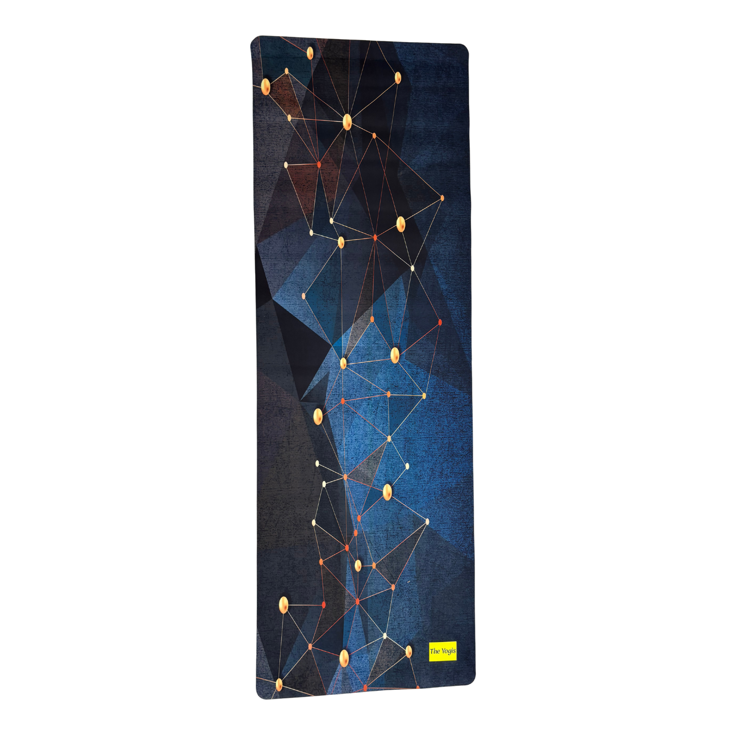 Suede Natural Rubber Yoga Mat And Carry Strap 4mm