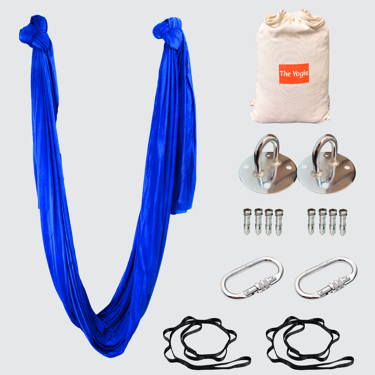 Aerial Yoga Hammock Full Kit |Silk Fabric |