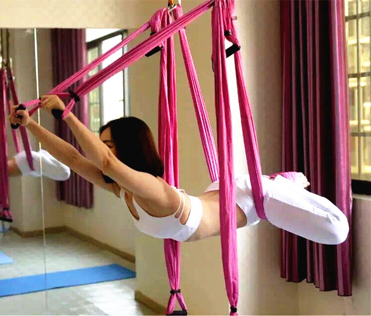 Yoga Trapeze – Yoga Swing/Sling/Inversion Tool | Lycra Fabric |