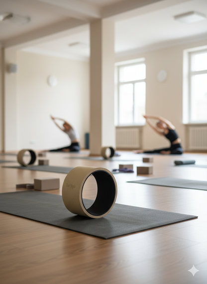 Yogis Yoga Wheel 13x6.5inch | Brown