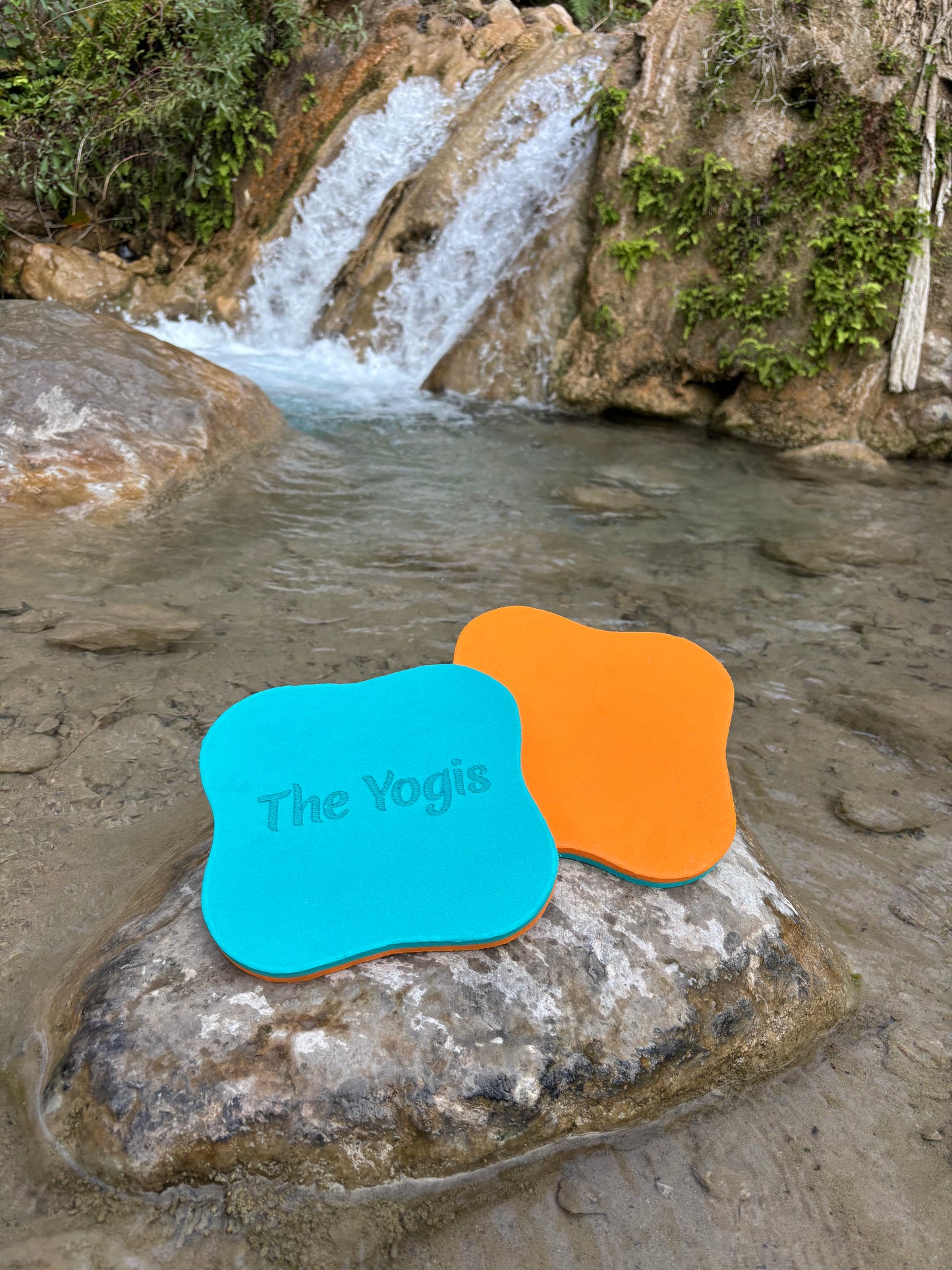Yogis Yoga Wheel Combo Kit | Aqua + Orange |