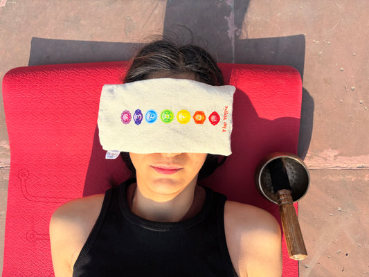 Natural Eye Pillow – Lavender & Flaxseed for Calm, Sleep & Yoga