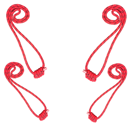 Iyengar Yoga Anti-Gravity Wall Rope | Long & Medium | Pc- 4