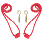 Iyengar Yoga Anti-Gravity Wall Rope | Size- Long  | Pc- 2 With 2 Wall Hook Fasteners