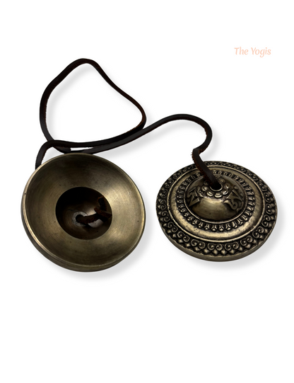 Handmade Tibetan Meditation Tingsha Cymbal Bell Religious Cymbal Bell | 2.95 inch |