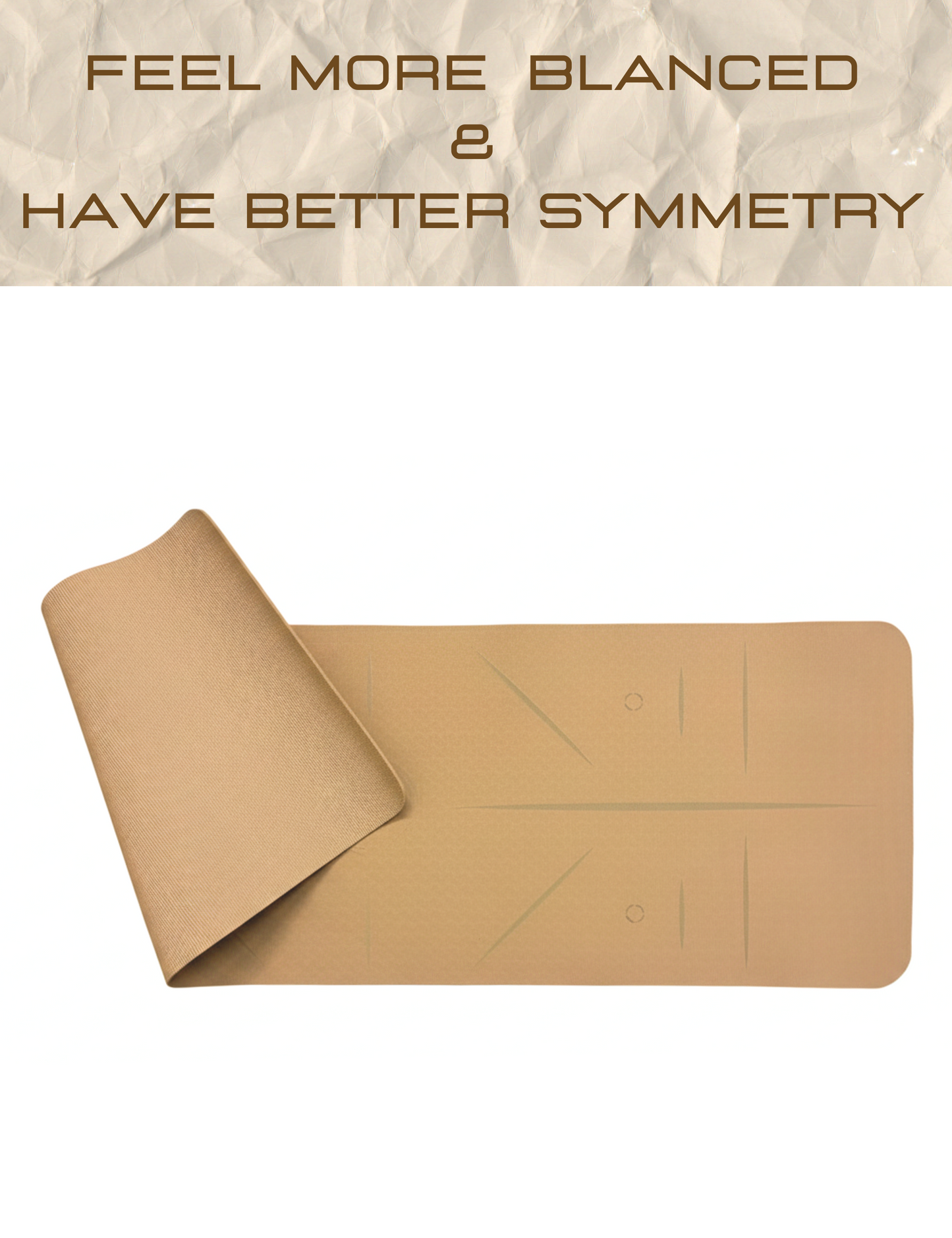 TPE Yoga Mat 6mm With Alignment