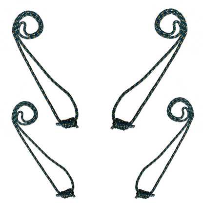 Iyengar Yoga Anti-Gravity Wall Rope | Long & Medium | Pc- 4
