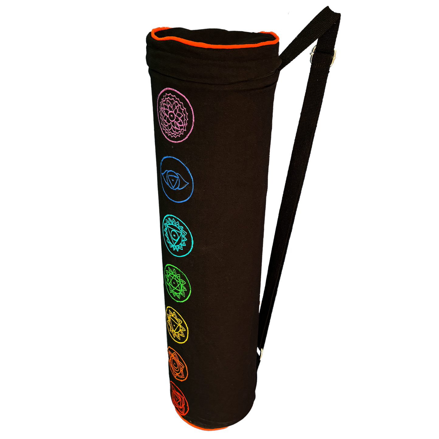 7 Chakra Embroidery Cotton Carry Bag for Yoga Mat