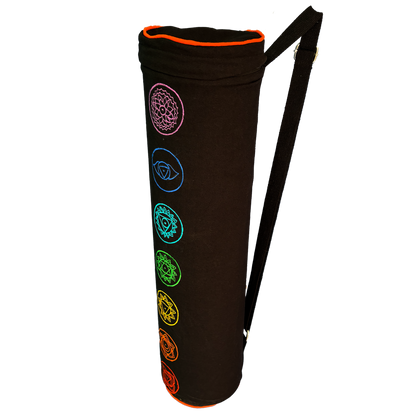 7 Chakra Embroidery Cotton Carry Bag for Yoga Mat