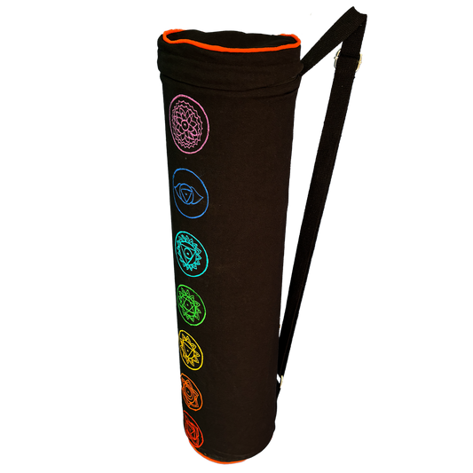 7 Chakra Embroidery Cotton Carry Bag for Yoga Mat