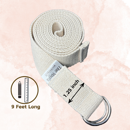 Yoga Belt D- Lock | 9feet Long |