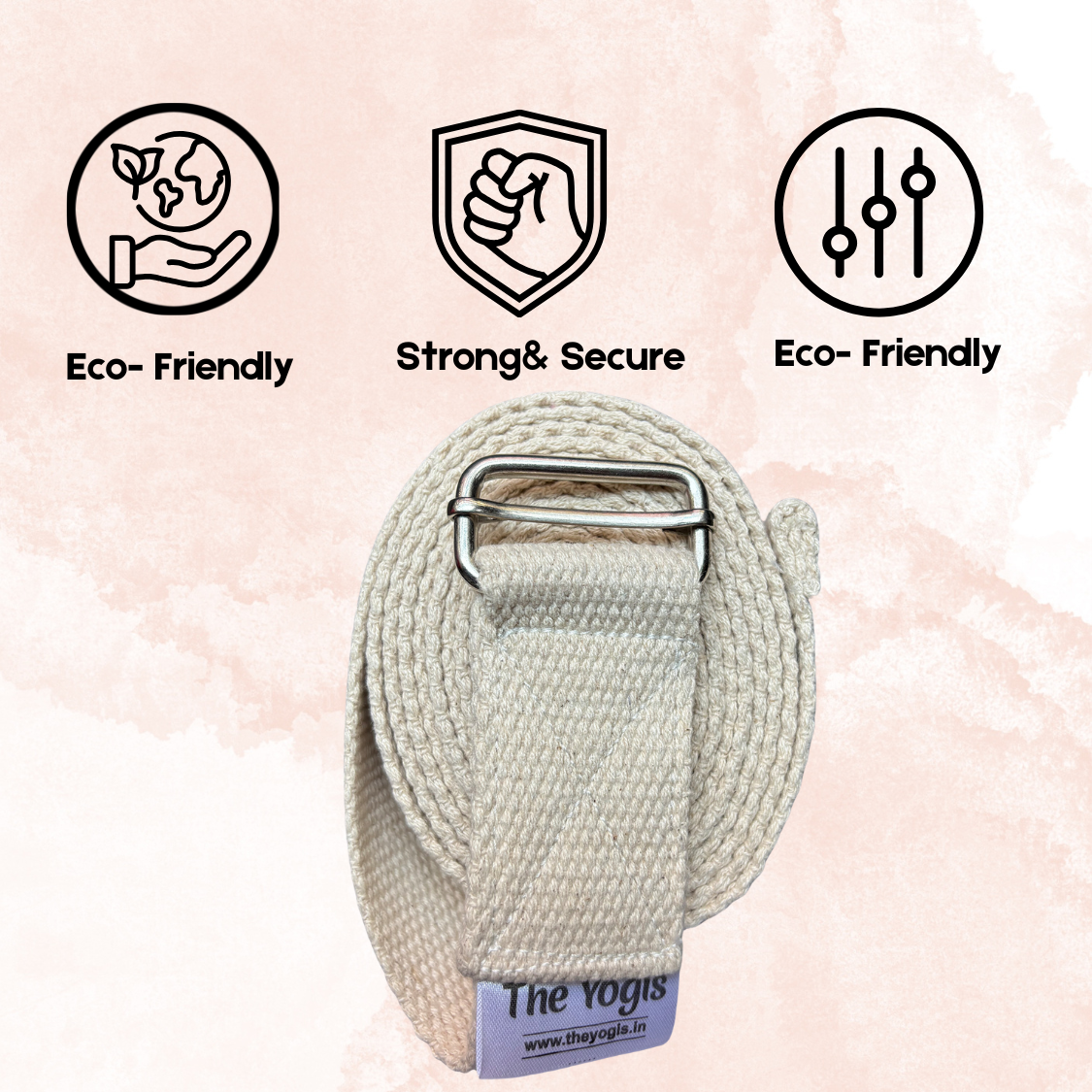 Yoga Belt H- Lock | 9feet Long |
