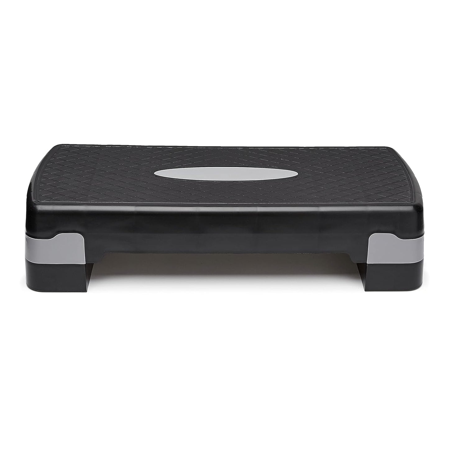Aerobic Exercise Step Platform with Height Adjustment, Black