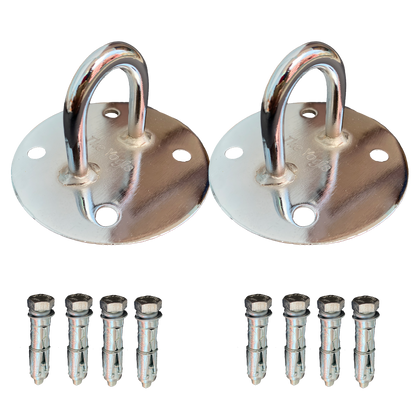 Wall and Ceiling Mount Bracket for Aerial Yoga & Iyengar Yoga Wall Ropes | Pc - 2