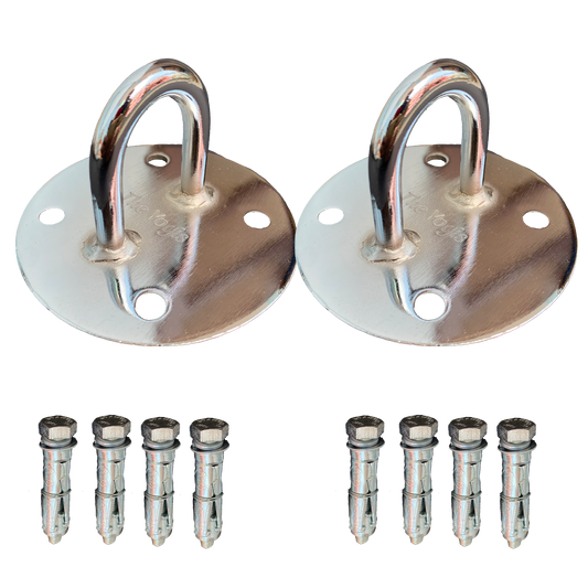 Wall and Ceiling Mount Bracket for Aerial Yoga & Iyengar Yoga Wall Ropes | Pc - 2