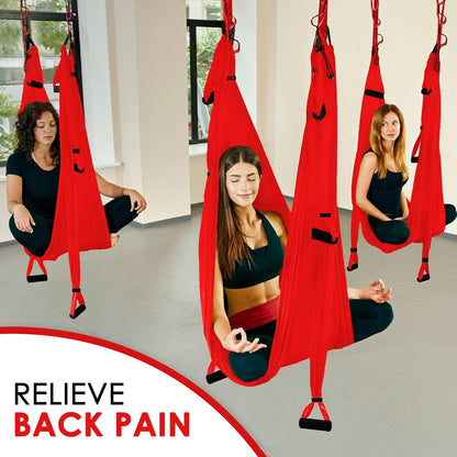 Yoga Trapeze – Yoga Swing/Sling/Inversion Tool | Lycra Fabric |