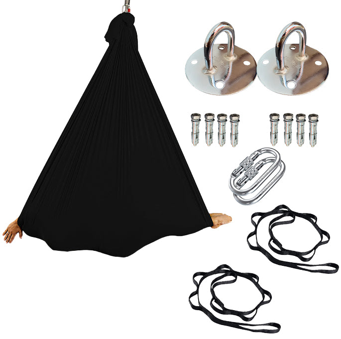 Aerial Yoga Hammock Full Kit |Silk Fabric |