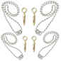 Iyengar Yoga Anti-Gravity Wall Rope | Long & Medium | Pc- 4 With 4Wall Hook Fasteners