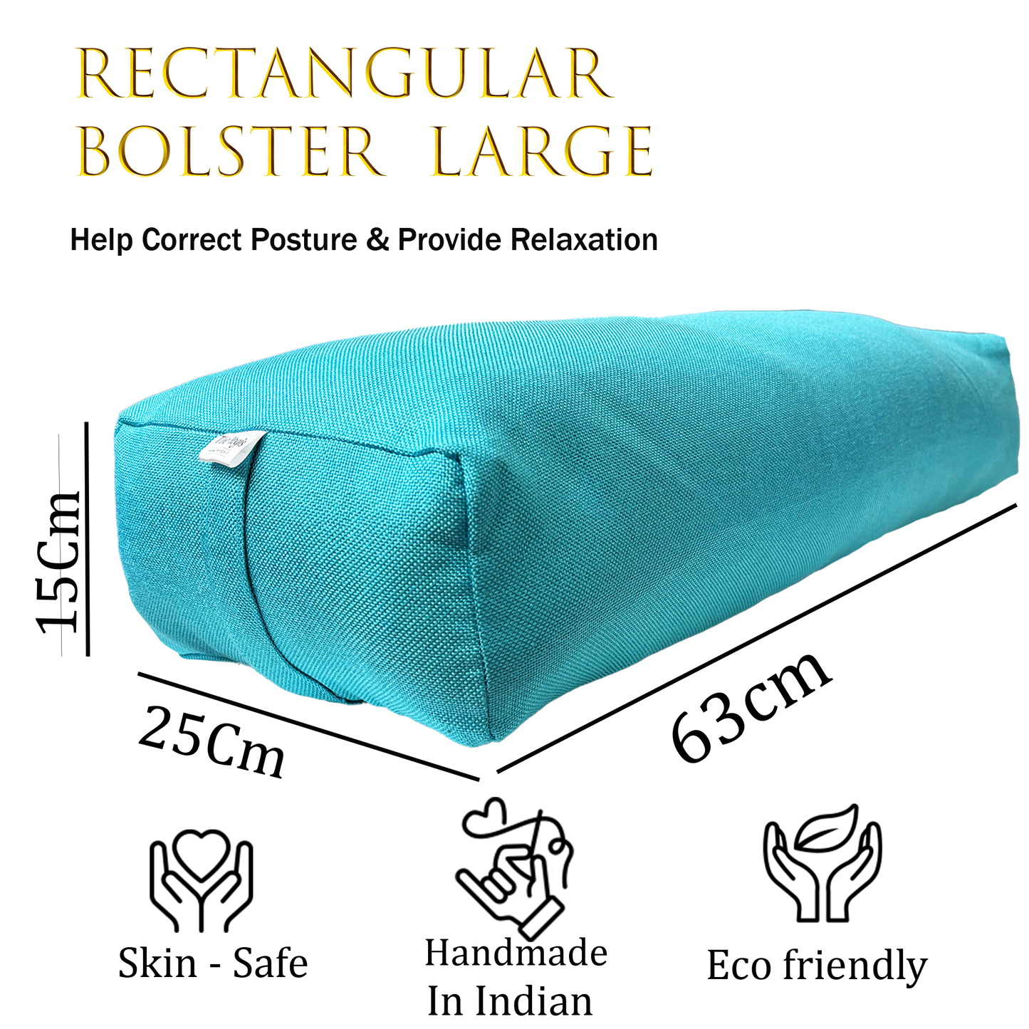 Rectangular Bolster for Iyengar Yoga