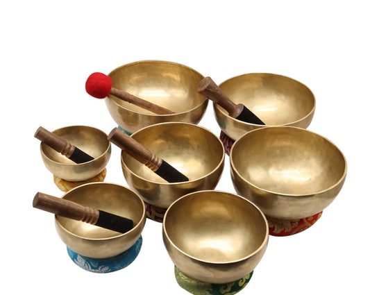 High Quality Meditation Tibetan Handmade Singing Bowl | 6-10 Inch| Octave 3