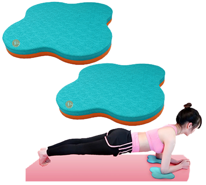Knee & Elbow Cushion Pad - Aqua Orange | Set of 2 |
