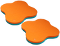 Knee & Elbow Cushion Pad - Aqua Orange | Set of 2 |